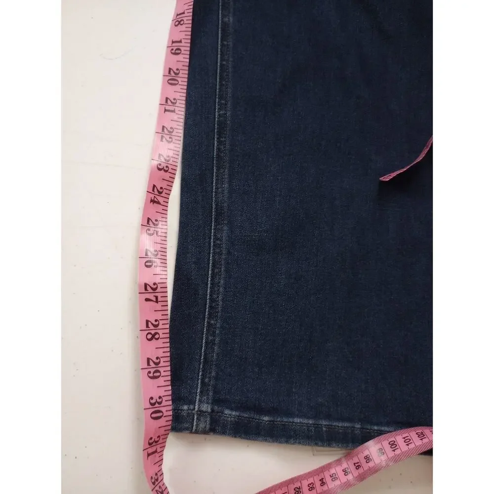 Lane Bryant Women Jeans 22 Blue Straight Leg Denim